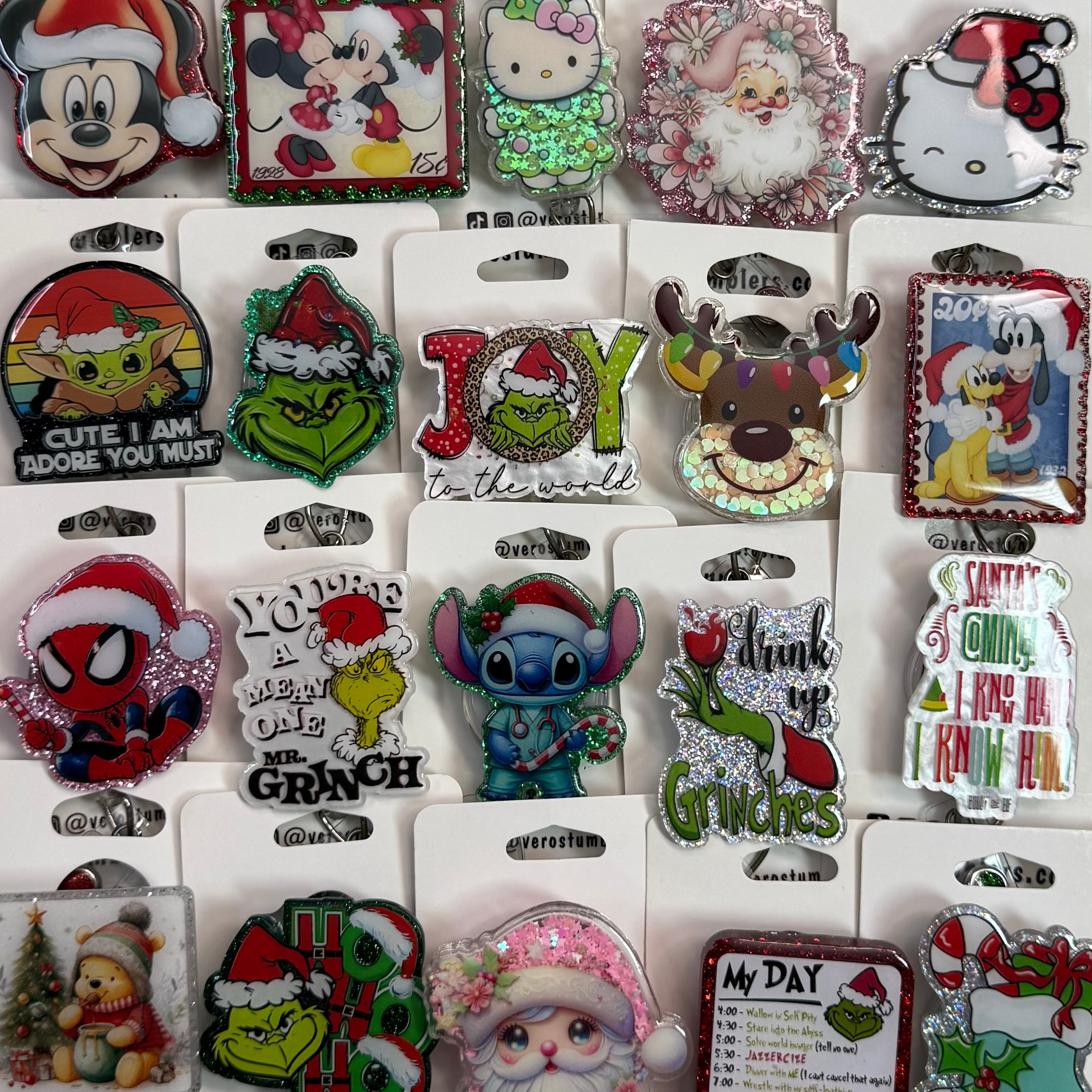 Xmas Badge Reels
